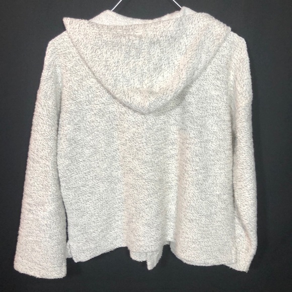 MADEWELL Hoodie Sweater in Cotton White/ Black S - Picture 3 of 7